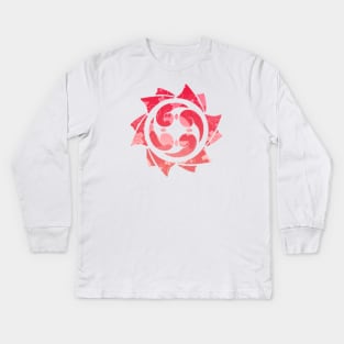 Qishan Wen Logo [TAIYANG] Kids Long Sleeve T-Shirt